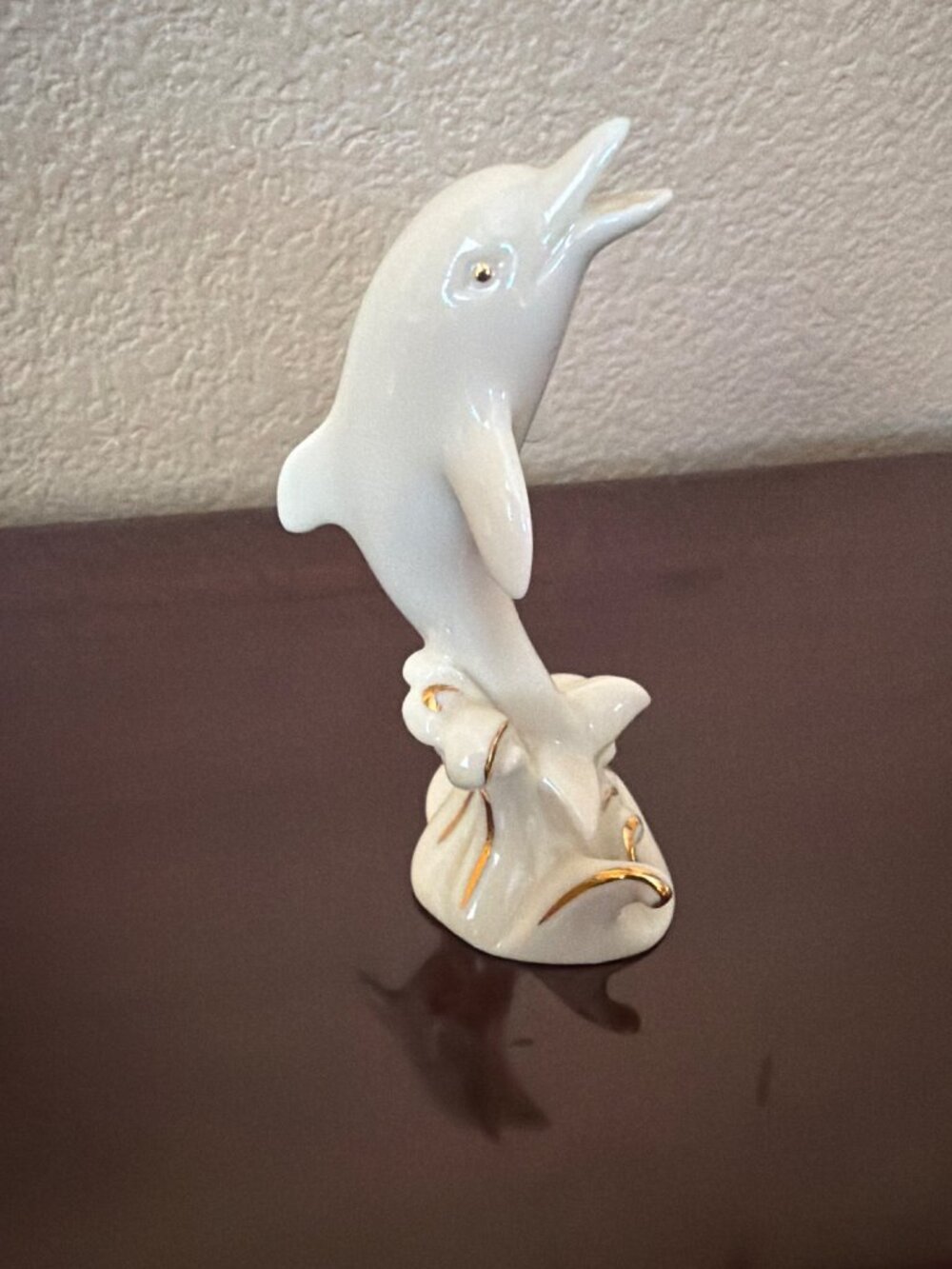 Vintage Lenox Home Decor Lot 8-Pieces Clock Elephants Dolphin Trinket Box Vase - Picture 10 of 17